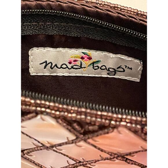 Mad Bags Natural Horn & Sea Shell Mini Clutch Wristlet - Picture 3 of 8